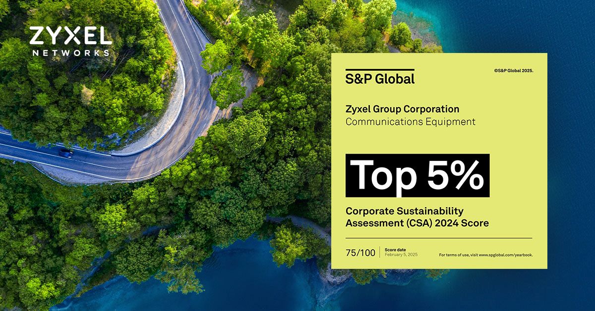 Zyxel Networks celebrates key sustainability accolade